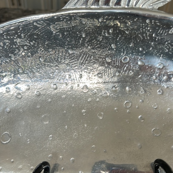 VINTAGE 1976 BRUCE FOX DESIGN WILTON ARMETALETROUT FISH PLATTER SIGNED - Picture 3 of 8